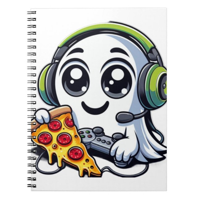 Carnet Éffrayant, mignon et fromage : Ghost est ravi de l (Devant)