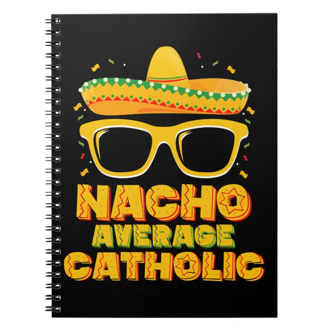 Carnet Église catholique moyenne nacho Cinco De Mayo (Devant)