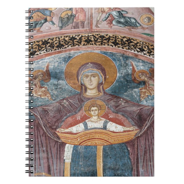 Carnet Église orthodoxe serbe, et un site de l'UNESCO, 2 (Devant)