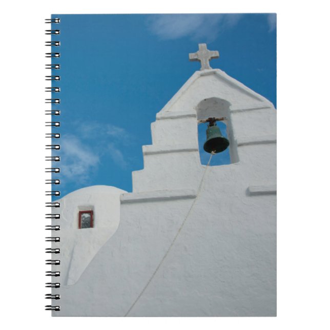 Carnet Église typique blanchie à la chaux (Devant)