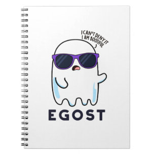 Carnet Egost Funny Halloween Ego Ghost Pun