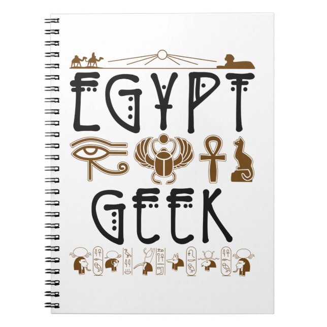 Carnet Egypte Geek Archéologie égyptienne antique (Devant)