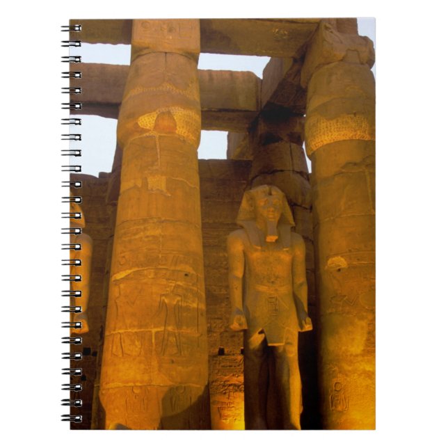 Carnet Égypte, Louxor.  Temple de Karnak. (Devant)