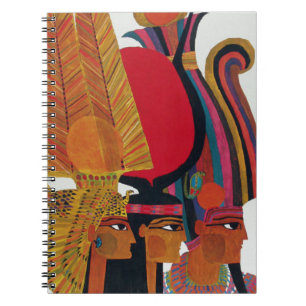 Carnet Egypte Vintage Voyage aérien Culture ancienne Tour