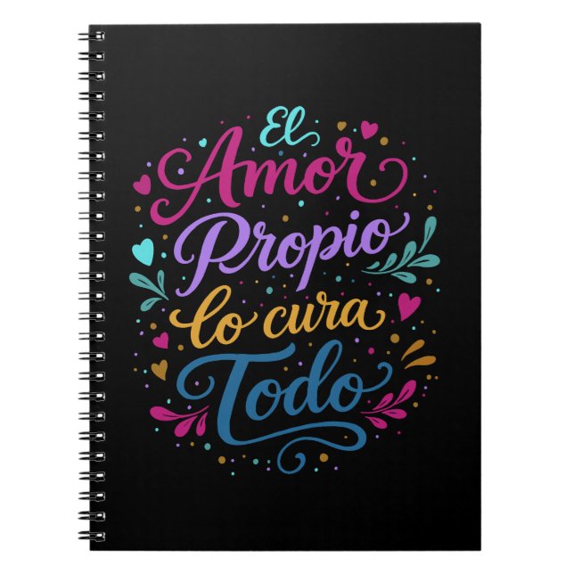 Carnet El amor propio lo cura todo (Devant)