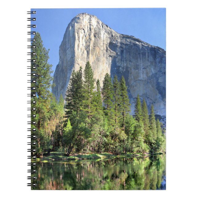 Carnet El capitan au-dessus de la rivière Merced - vallée (Devant)
