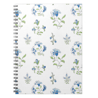 Carnet El jardín en azules