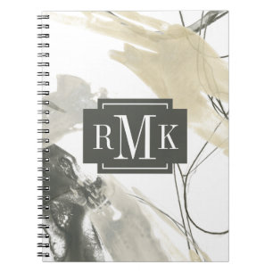 Carnet Élan monochrome du monogramme
