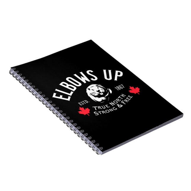 Carnet Elbows Up! Photo Notebook (Côté Droit)