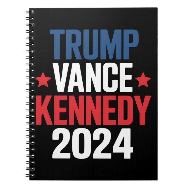 Carnet Élection de Trump Vance Kennedy pour le président  (Devant)