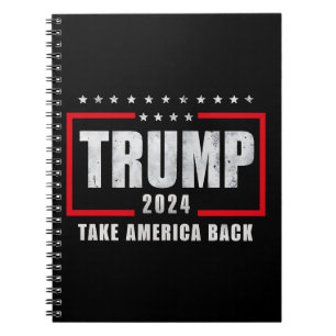 Carnet Élection Donald Trump 2024 Reprenez l'Amérique
