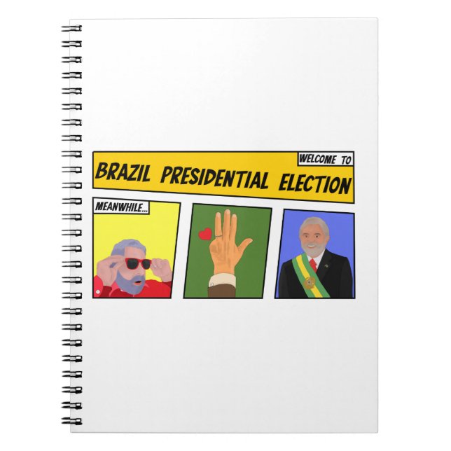 Carnet Élection présidentielle au Brésil (Devant)