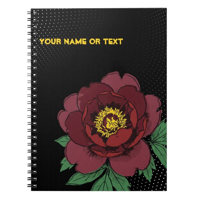 Carnet Electric Tree Peony: The Pop-Art Delavay (Devant)