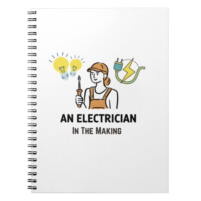 Carnet Électricien en devenir (Devant)