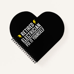 Carnet Electricien Retraité Réparez-Le Vous-Même Drôle Ca