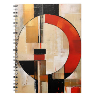 Carnet Elégance céleste : Exploration Abstraite en beige