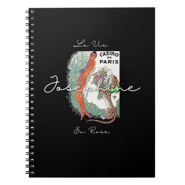 Carnet Élégance de Joséphine à l'ère du Jazz – Paris des  (Devant)