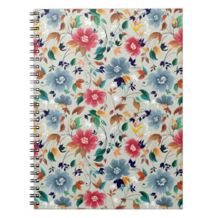 Carnet Élégance fleurit : Floral Vintage Arrière - plan