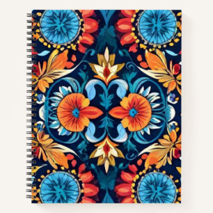 Carnet Élégance Florale Bohème Colorée : Mandala Vibrant