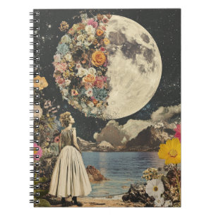 Carnet Élégance Lune - Femme avec Lune (2)