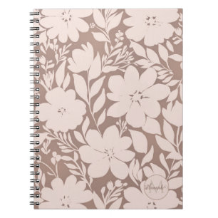 Carnet Élégance Mocha Blossom