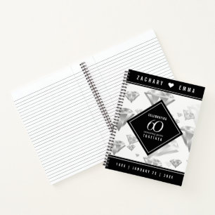Carnet Élégant 60e anniversaire de Mariage de diamant