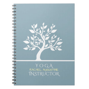 Carnet Elégant arbre classique YOGA Studio Massage Thérap