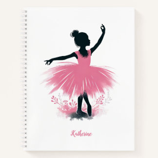 Carnet Elégant ballet en silhouette Ballerina