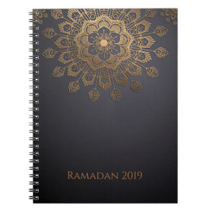 Carnet élégant d'organisateur de Ramadan de