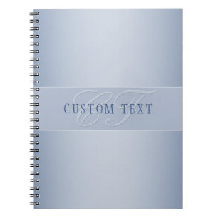 Carnet Élégant écriture de script de monogramme modifiabl
