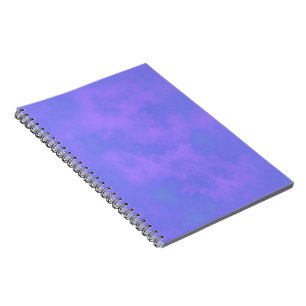 Carnet Elégant effet nuage Storm motif bleu