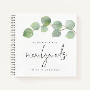Carnet Elégant Eucalyptus Wives for Newlyweds Guest Book