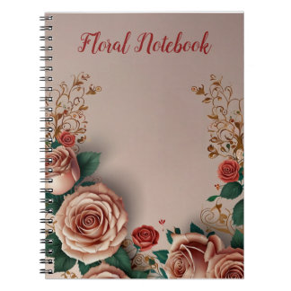 Carnet Élégant floral