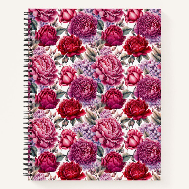 Carnet Élégant floral (Devant)