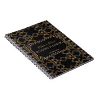 Elégant Gold Black Great Gatsby Wedding planner