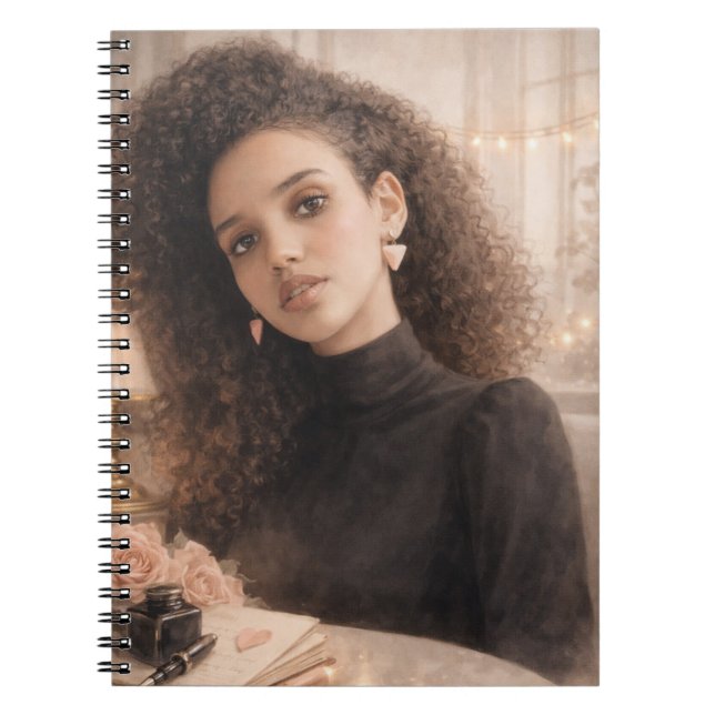 Carnet Elegant- Inspiring Beauty Spiral Photo Notebook (Devant)