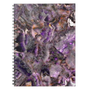 Carnet Elégant lavande violette abstraite marbre lilas