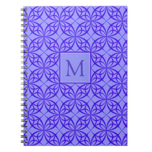 Carnet Élégant Motif de fibres violettes