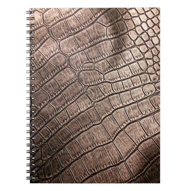Carnet Elégant motif en cuir gros plan.  (Devant)