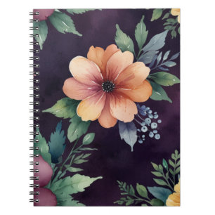 Carnet Élégant motif floral