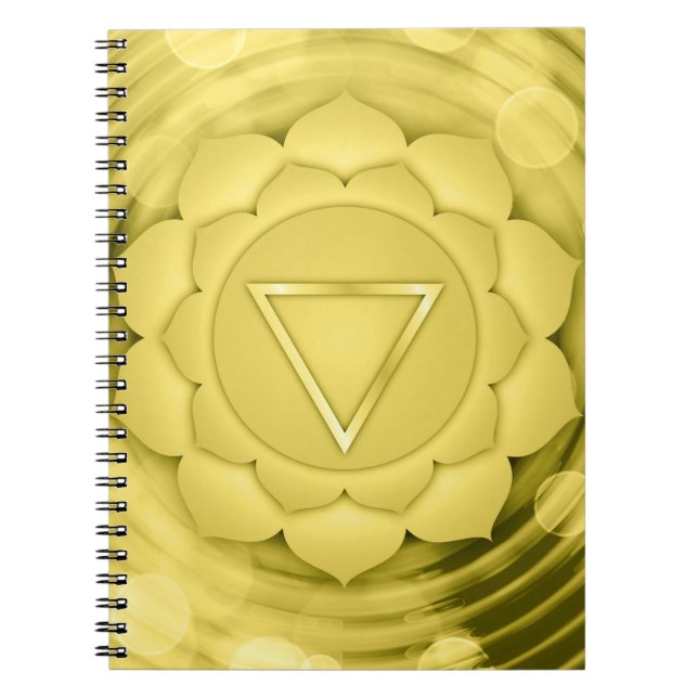 Carnet Elégant or Chakra Zen Yoga méditation spirituelle (Devant)