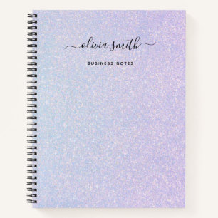 Carnet Elégant Pastel Dreamy Bleu et rose