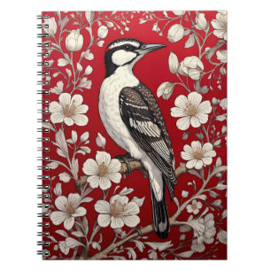 Carnet Élégant Pic Floral William Morris Inspiré