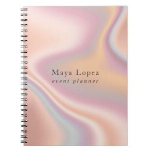 Carnet Élégant planificateur d'évènements holographiques 