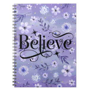 Carnet Elégant Purple Believe