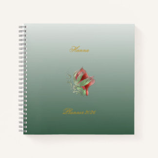 Carnet Elegant Red and Green notebook 