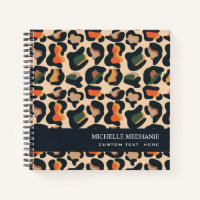 Elégant Safari Animal Skin Leopard spot MONOGRAM
