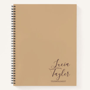 Carnet Élégant script d'entreprise