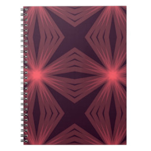 Carnet Élégant style rétro classique art floral géométriq