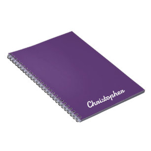 Carnet Élégant Uni Couleur Minimaliste